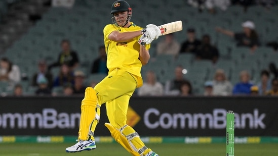 Cameron Green was in high demand as the Australian all-rounder was purchased by Mumbai Indians for 17.5 crore(AFP)