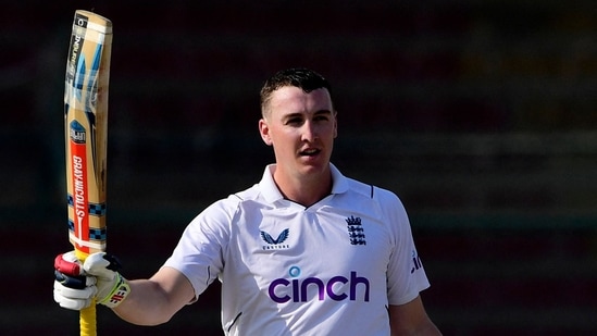 England batter Harry Brook was bought by Sunrisers Hyderabad for <span class='webrupee'>₹</span>13.5 crore.(AFP)
