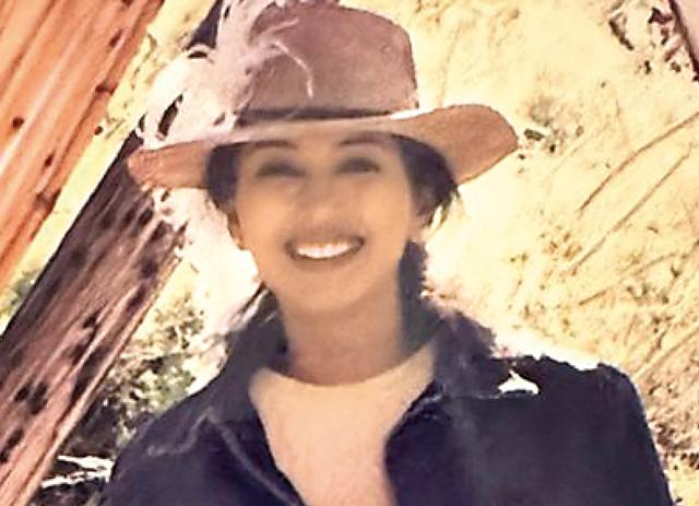 Deepti posing while on a trip to South Africa