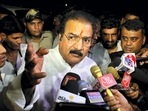Congress MLA Pratap Singh Khachariyawas speaks to the media.(PTI) Congress MLA Pratap Singh Khachariyawas speaks to the media.(PTI)