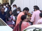 Isha Ambani was spotted with the twins as she arrived in Mumbai on Saturday. 