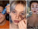From Hailey Bieber's famous glazed donut nails to the ultimate hack for creating heatless salon-worthy curls, check out some of the most viral TikTok inspired beauty trends of 2022. (HT Gallery) From Hailey Bieber's famous glazed donut nails to the ultimate hack for creating heatless salon-worthy curls, check out some of the most viral TikTok inspired beauty trends of 2022. (HT Gallery)