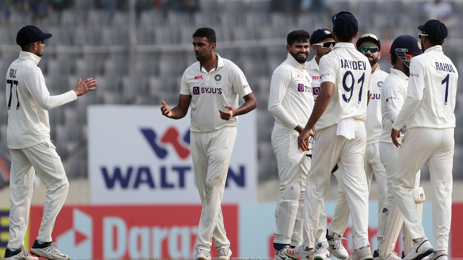 India vs Bangladesh 2nd Test Day 3 Highlights INDs top four blown away in 145-run chase, 45/4 at Stumps Hindustan Times