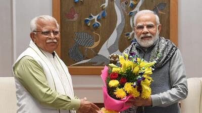CM apprises PM Modi about welfare schemes CM apprises PM Modi about welfare schemes