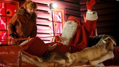 Santa Claus, also known as Father Christmas, is seen leaving for his long Christmas journey from the Santa's Village at the Arctic Circle in Finnish Lapland in Rovaniemi, Finland, on December 23. (Jouni Porsanger / Lehtikuva / AP) Santa Claus, also known as Father Christmas, is seen leaving for his long Christmas journey from the Santa's Village at the Arctic Circle in Finnish Lapland in Rovaniemi, Finland, on December 23. (Jouni Porsanger / Lehtikuva / AP)