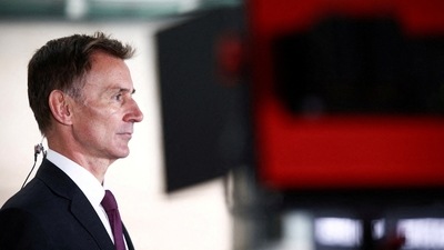 British Chancellor of the Exchequer Jeremy Hunt in London, Britain. (Reuters)