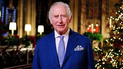 King Charles' Christmas Message: Britain's King Charles III posing for a photograph. (AFP) King Charles' Christmas Message: Britain's King Charles III posing for a photograph. (AFP)