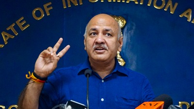 Delhi deputy chief minister Manish Sisodia. (File) Delhi deputy chief minister Manish Sisodia. (File)