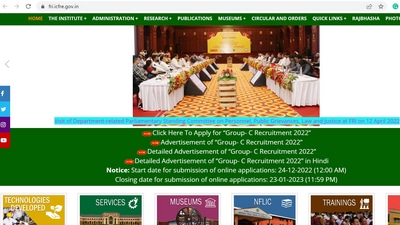 FRI recruitment 2022: Apply for 72 Group C posts at fri.icfre.gov.in FRI recruitment 2022: Apply for 72 Group C posts at fri.icfre.gov.in