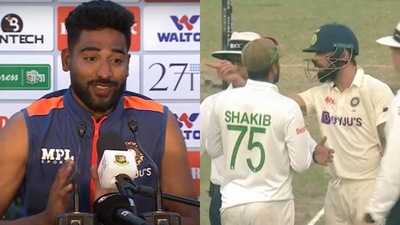 Mohammed Siraj talks about the Virat Kohli incident on Day 3 Mohammed Siraj talks about the Virat Kohli incident on Day 3