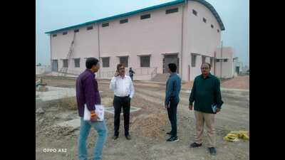 The newly constructed mini stadium at Jasra in Prayagraj. (HT photo) The newly constructed mini stadium at Jasra in Prayagraj. (HT photo)