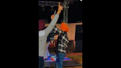 The video, which was shared on numerous WhatsApp groups, purportedly showed the accused firing in the air while dancing in a group. (HT Photo)