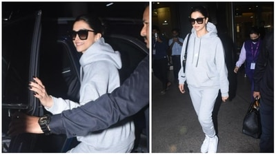 Deepika Padukone seen at Mumbai airport on Friday. (Varinder Chawla) Deepika Padukone seen at Mumbai airport on Friday. (Varinder Chawla)