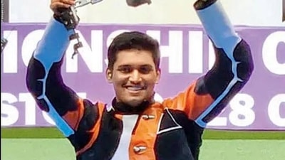 Rudrankksh Patil will be among the top air rifle shooters who will compete at the 13th RR Lakshya Cup in Panvel from Sunday. Rudrankksh Patil will be among the top air rifle shooters who will compete at the 13th RR Lakshya Cup in Panvel from Sunday.
