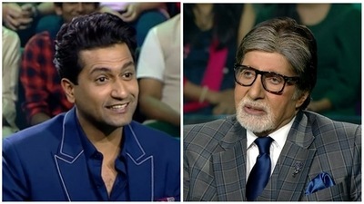 Vicky Kaushal and Amitabh Bachchan talked about their cooking skills on KBC. Vicky Kaushal and Amitabh Bachchan talked about their cooking skills on KBC.