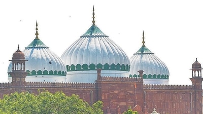 Mathura: A view of Sri Krishna Janmabhoomi temple and Shahi Idgah mosque, in Mathura. (PTI file)