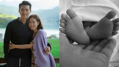 Son ye Jin and Hyun Bin's son's first photo on Instagram. Son ye Jin and Hyun Bin's son's first photo on Instagram.