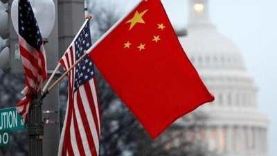 China: China and US flags are seen. (File) China: China and US flags are seen. (File)