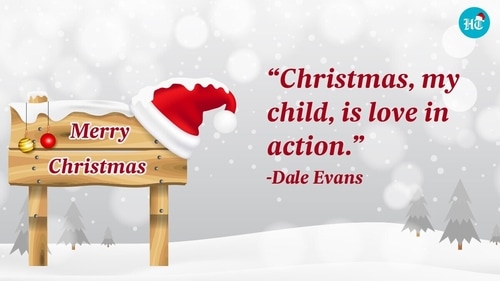 Christmas will be celebrated on December 25.