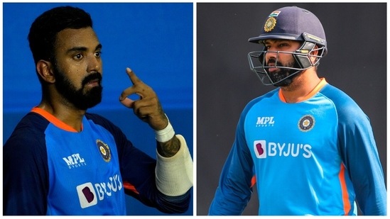 KL Rahul; Rohit Sharma(AP)