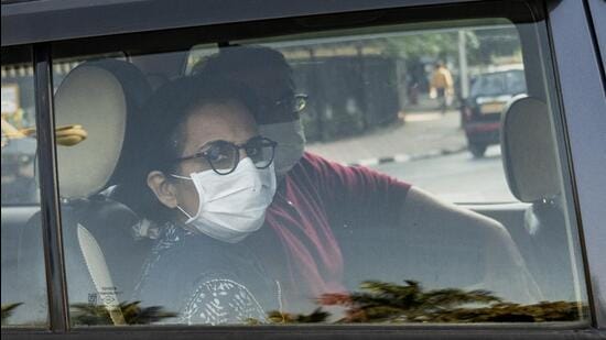 Mumbai, India - Dec. 24, 2022: CBI gets three-day custody of former ICICI bank CEO Chanda Kochhar, husband Deepak Kochhar in loan fraud case in Mumbai, India, on Saturday, December 24, 2022. (Photo by Satish Bate/ Hindustan Times) (Hindustan Times) Mumbai, India - Dec. 24, 2022: CBI gets three-day custody of former ICICI bank CEO Chanda Kochhar, husband Deepak Kochhar in loan fraud case in Mumbai, India, on Saturday, December 24, 2022. (Photo by Satish Bate/ Hindustan Times) (Hindustan Times)