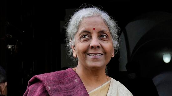 New Delhi: Union Finance Minister Nirmala Sitharaman at Parliament House complex during Winter Session, in New Delhi, Thursday, Dec. 22, 2022. (PTI Photo/Manvender Vashist Lav)(PTI12_22_2022_000194B) (PTI)