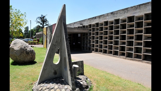 The anti-ragging committee of Chandigarh College of Architecture (CCA) has recommended monetary fine and suspension of at least six students after a video of a first-year student being beaten up went viral on social media. (HT File)