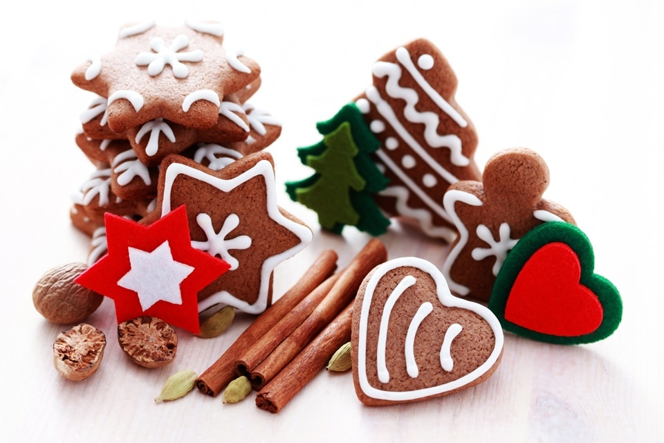 Christmas chocolate fudge cookies