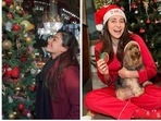 Rashmika Mandanna, Karisma Kapoor, Farhan Akhtar are all smiles on Christmas. Rashmika Mandanna, Karisma Kapoor, Farhan Akhtar are all smiles on Christmas.