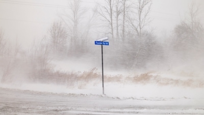 The storm unleashed its full fury on Buffalo, New York, with hurricane-force winds causing whiteout conditions. Emergency response efforts were paralysed, and the city's international airport was shut down.&nbsp; (REUTERS)