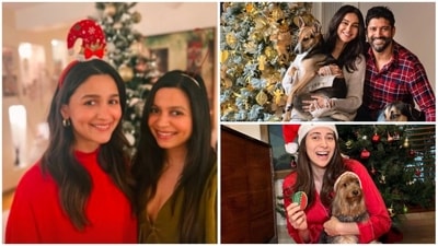 Christmas is being observed worldwide today, December 25. This is a festival that is celebrated with much grandeur and favour across the globe by not just Christians but all religions. On the occasion, several B-Town celebrities wished their fans and shared photos of their celebration. (Instagram) Christmas is being observed worldwide today, December 25. This is a festival that is celebrated with much grandeur and favour across the globe by not just Christians but all religions. On the occasion, several B-Town celebrities wished their fans and shared photos of their celebration. (Instagram)