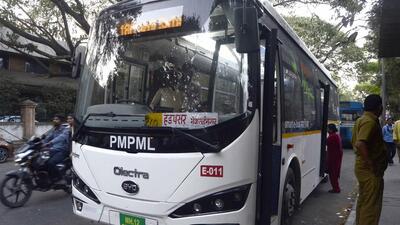 Earlier, only 50 e-buses were running from this depot whereas now, 105 e-buses are operational along with the advanced electric charging mechanism at the depot. (HT FILE PHOTO) Earlier, only 50 e-buses were running from this depot whereas now, 105 e-buses are operational along with the advanced electric charging mechanism at the depot. (HT FILE PHOTO)