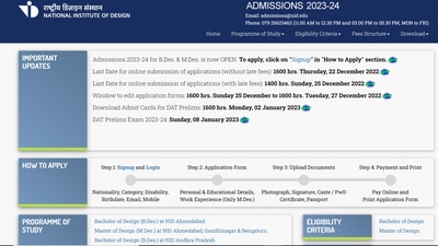 NID DAT 2023 registration process ends today admissions.nid.edu NID DAT 2023 registration process ends today admissions.nid.edu