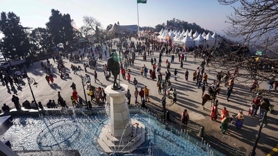 Another foreign tourist said that they had planned to celebrate Christmas away from home this year. (PTI) Another foreign tourist said that they had planned to celebrate Christmas away from home this year. (PTI)