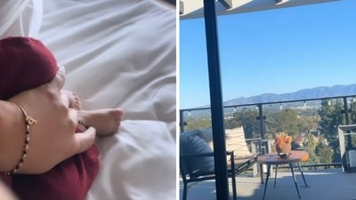 Priyanka Chopra shared glimpses from her vacation in New Jersey with daughter Malti.