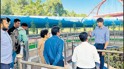 Thane Municipal Commissioner Abhijit Bangar had received several complaints from Kopri residents regarding poor quality of work and decided to pay a surprise visit to the spot, on Saturday, to personally see the work executed