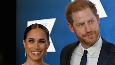 Prince Harry, Duke of Sussex, and Meghan, Duchess of Sussex. (Photo by ANGELA WEISS/AFP) Prince Harry, Duke of Sussex, and Meghan, Duchess of Sussex. (Photo by ANGELA WEISS/AFP)