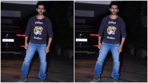 Kartik Aaryan at Jackky Bhagnani's birthday bash. (HT Photo/Varinder Chawla) Kartik Aaryan at Jackky Bhagnani's birthday bash. (HT Photo/Varinder Chawla)