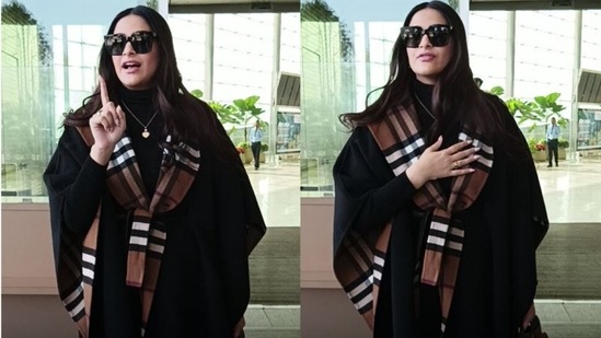 Sonam Kapoor asked the paparazzi not to click her son Vayu Kapoor Ahuja's photos.