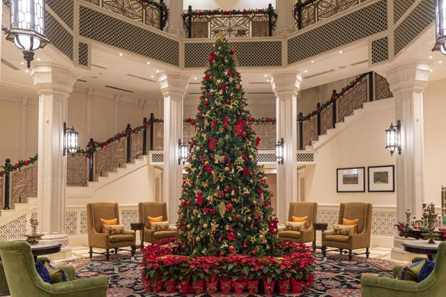 The Christmas tree at ITC Grand Bharat welcomes the warmth of the yuletide season. The Christmas tree at ITC Grand Bharat welcomes the warmth of the yuletide season.