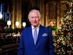 King Charles III records his first Christmas broadcast in the Quire of St George's Chapel at Windsor Castle, Berkshire. 