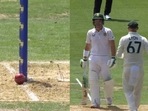 Nathan Lyon sledges Dean Elgar after freak survival Nathan Lyon sledges Dean Elgar after freak survival