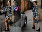 Malaika Arora in crop blazer and mini skirt serves the hottest New Year's Eve party look. (HT Photo/Varinder Chawla) Malaika Arora in crop blazer and mini skirt serves the hottest New Year's Eve party look. (HT Photo/Varinder Chawla)