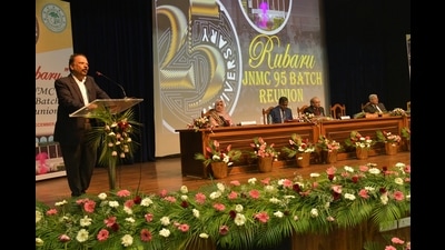 ‘Rubaru’ reunion function underway at AMU. (HT)