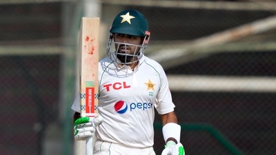 Pakistan's Babar Azam (AP) Pakistan's Babar Azam (AP)