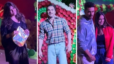 Arpita Khan's daughter Ayat Sharma's birthday party was attended by Ekta Kapoor, Sohail Khan, Neha Dhupia and Angad Bedi. Arpita Khan's daughter Ayat Sharma's birthday party was attended by Ekta Kapoor, Sohail Khan, Neha Dhupia and Angad Bedi.