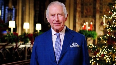 King Charles' Christmas Speech: King Charles III records his first Christmas broadcast. (AP) King Charles' Christmas Speech: King Charles III records his first Christmas broadcast. (AP)