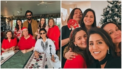 Wishing her well-wishers, Alia Bhatt wrote, "it’s the best time of year .. with the best people the world merry merry always from my family to yours." (Instagram/@aliaabhatt) Wishing her well-wishers, Alia Bhatt wrote, "it’s the best time of year .. with the best people the world merry merry always from my family to yours." (Instagram/@aliaabhatt)