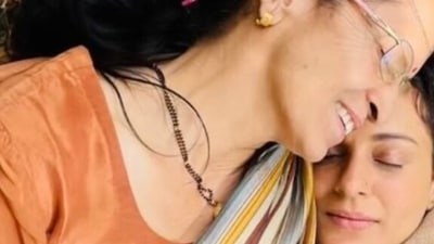 Kangana Ranaut with her mother Asha Ranaut. Kangana Ranaut with her mother Asha Ranaut.