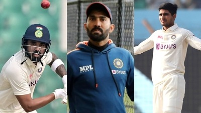 KL Rahul; Dinesh Karthik; Shubman Gill KL Rahul; Dinesh Karthik; Shubman Gill
